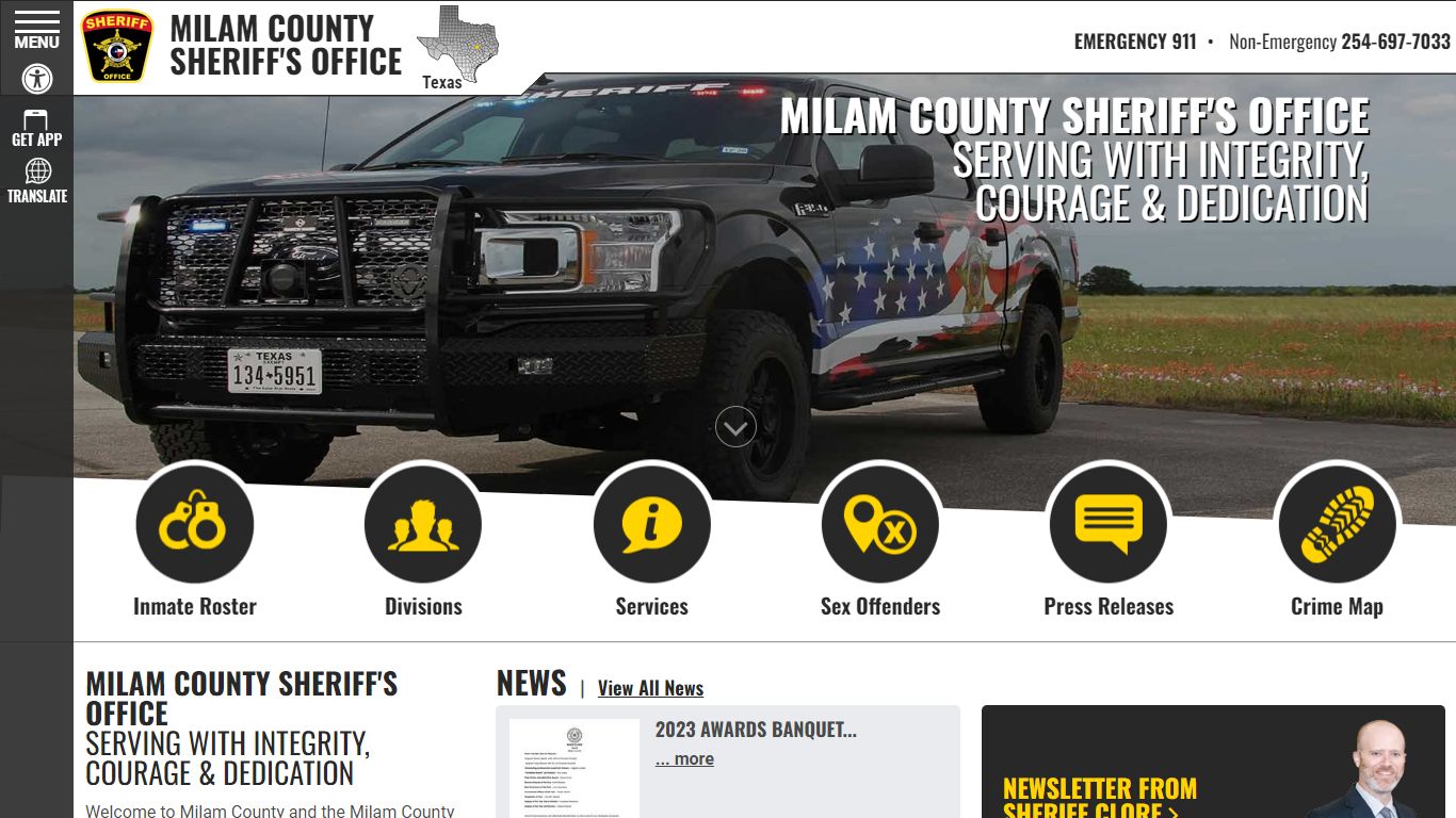 Inmate Roster (120) - Milam County Sheriff TX